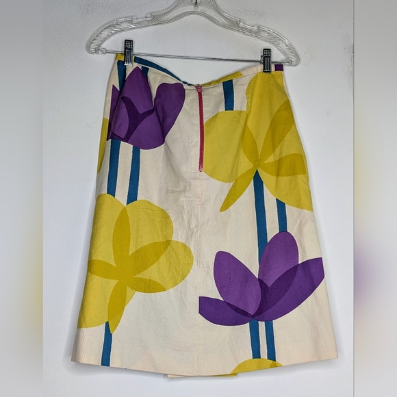 Marni • Floral Cotton A-Line Skirt - Picture 2 of 4